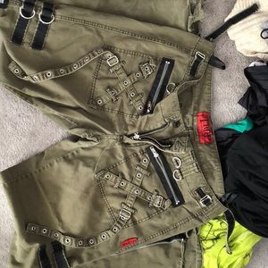 Tripp NYC olive green Parachute pants